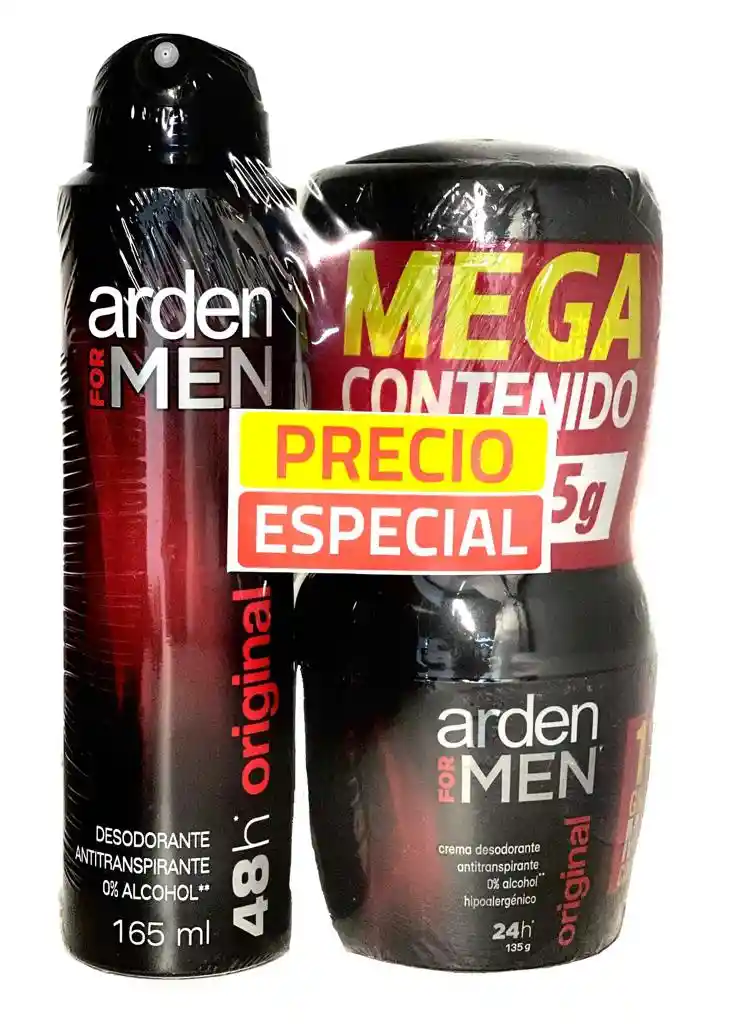 Arden For Men Kit Desodorante aerosol + en Crema