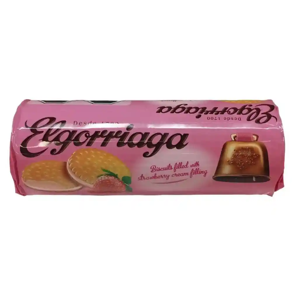 Galleta Elgorriaga Rell Crem Fresa