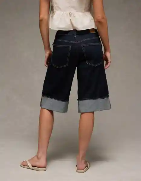 Short Mujer Azul Talla 10 8436458 American Eagle