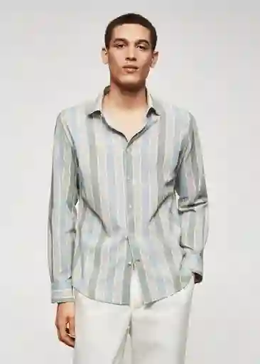 Camisa Moral Topo Talla L Hombre Mango