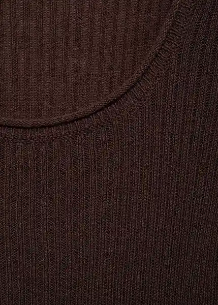 Jersey Rosae Chocolate Talla M Mujer Mango