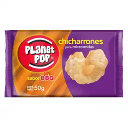 Planet Pop Chicharrones para Microondas Sabor a BBQ