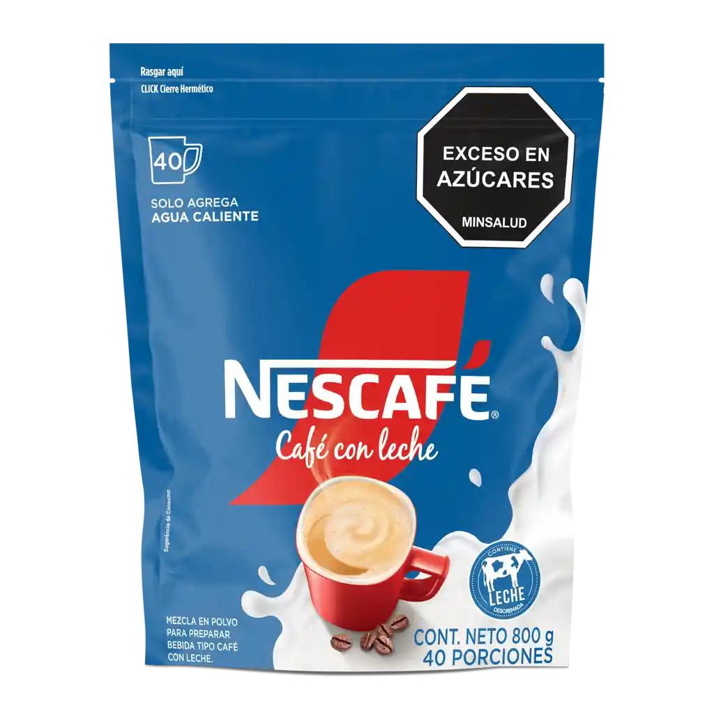 Café con Leche NESCAFÉ soluble x 800g
