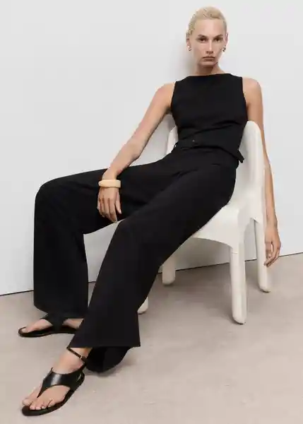 Enterizo Mono Belty Negro Talla S Mujer Mango
