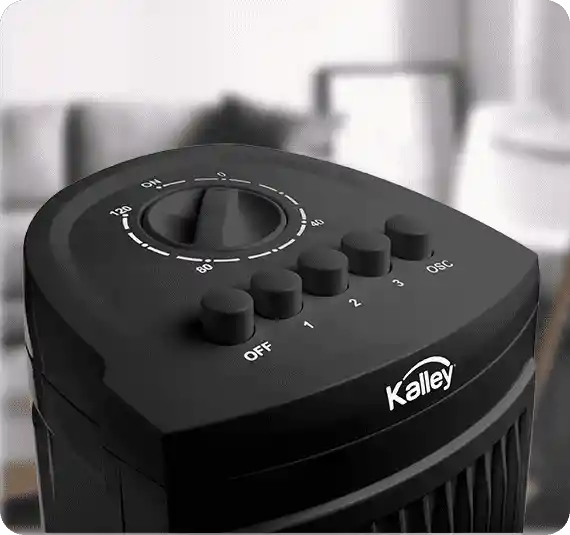 Kalley Ventilador Torre Negro
