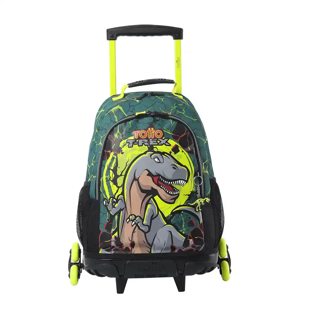 Morral Con Ruedas Niño 3 Rue Bomper Saurus L Verde