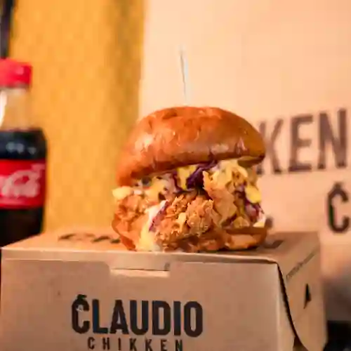 Chikken Burger + Papas
