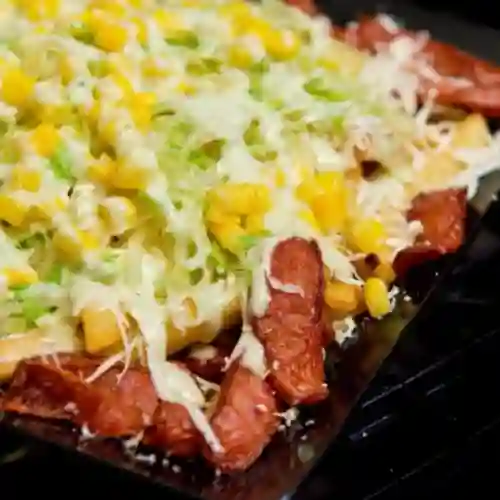 Salchipapa ranchera