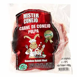 Mister Conejo Carne de Conejo Pulpa Congelado