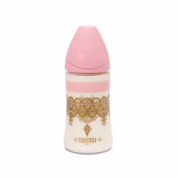 Suavinex Biberón Couture 3 Posiciones Rosado