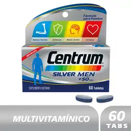 Centrum Multivitamínico para Mayores de 50 Años Silver Men