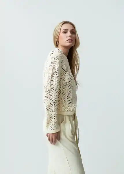 Saco Tejido Mujer Amarillo Resplandor Claro T S 582G035 Naf Naf