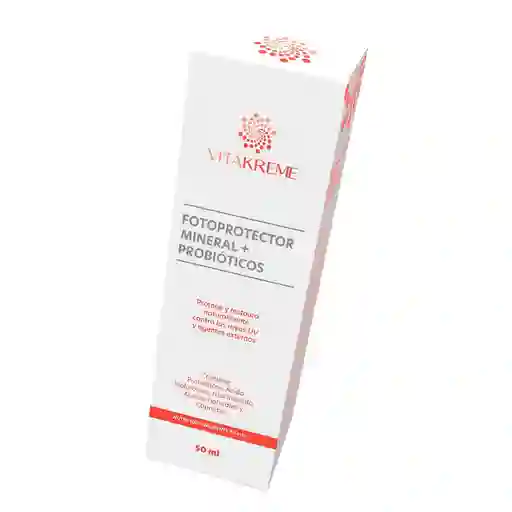 Fotoprotector Mineral Vitakreme + Probióticos