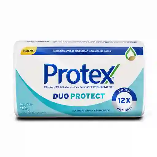 Protex Jabón en Barra Duo Protec Antibacterial