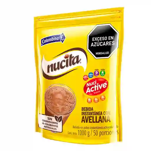 Nucita Bebida Instantánea Sabor Chocolate Nutri Active