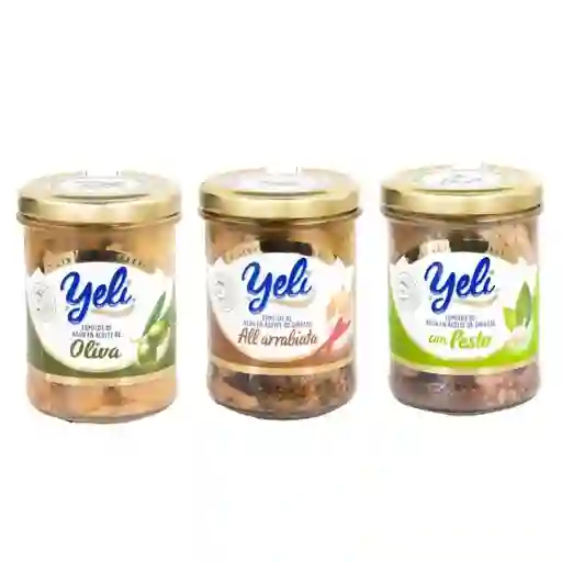 Yeli Lomito de Atún en Aceite de Girasol Con Pesto