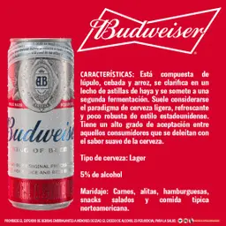 Budweiser Cerveza Edición Especial