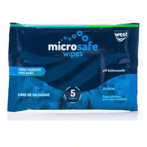 Panos Humedos Para Bano Libre de Enjuague West Microsafe