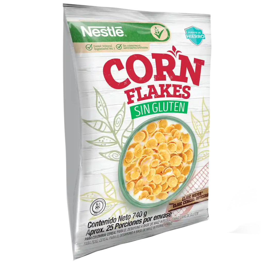 Cereal CORN FLAKES de NESTLÉ sin gluten x 740g
