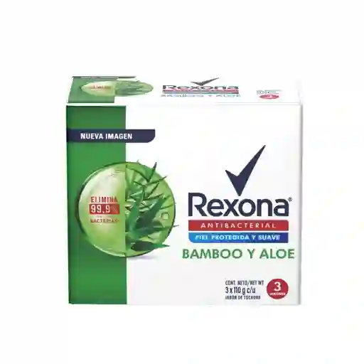 Rexona Jabón Antib Bamboo Aloe