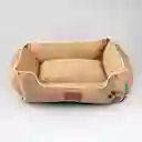 Vida de Perro Cama de Perro Rectangular Crema 65 x 50 x 20 cm