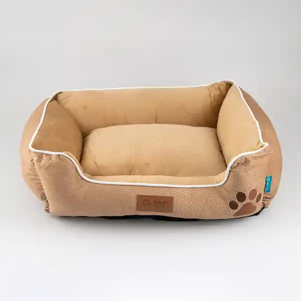 Vida de Perro Cama de Perro Rectangular Crema 65 x 50 x 20 cm