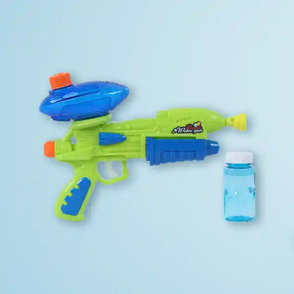 Juguete Pistola de Agua 2 en 1 Verde Miniso