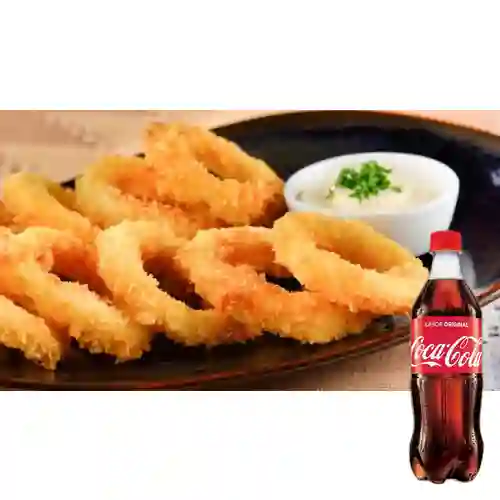 Combo Anillos de Calamar Crispy +Cocacola Orig 500ml