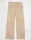 Pantalón Mujer Beige Talla 8 REGULAR 5385164 American Eagle