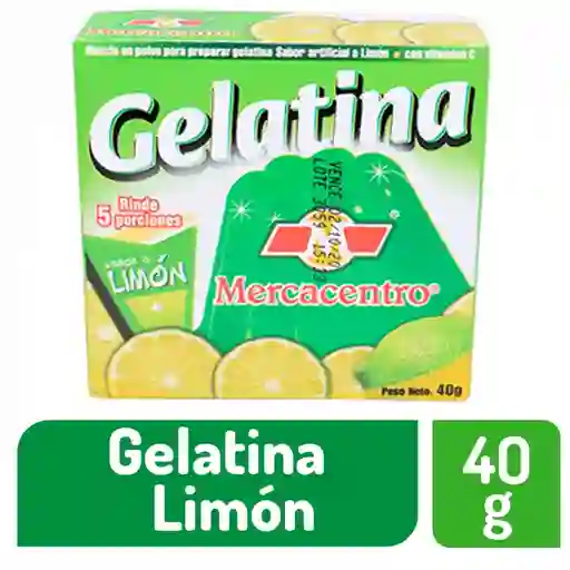 Mercacentro Gelatina Limón