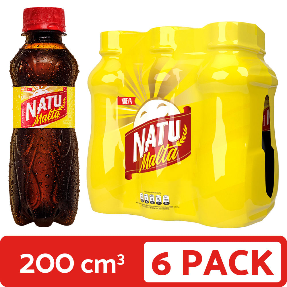 Natu Malta Pet 200 mL x 6 Und