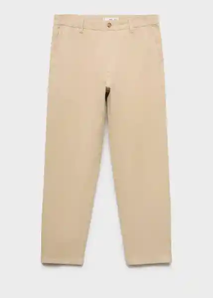 Jean Albe Beige Talla 44 Hombre Mango