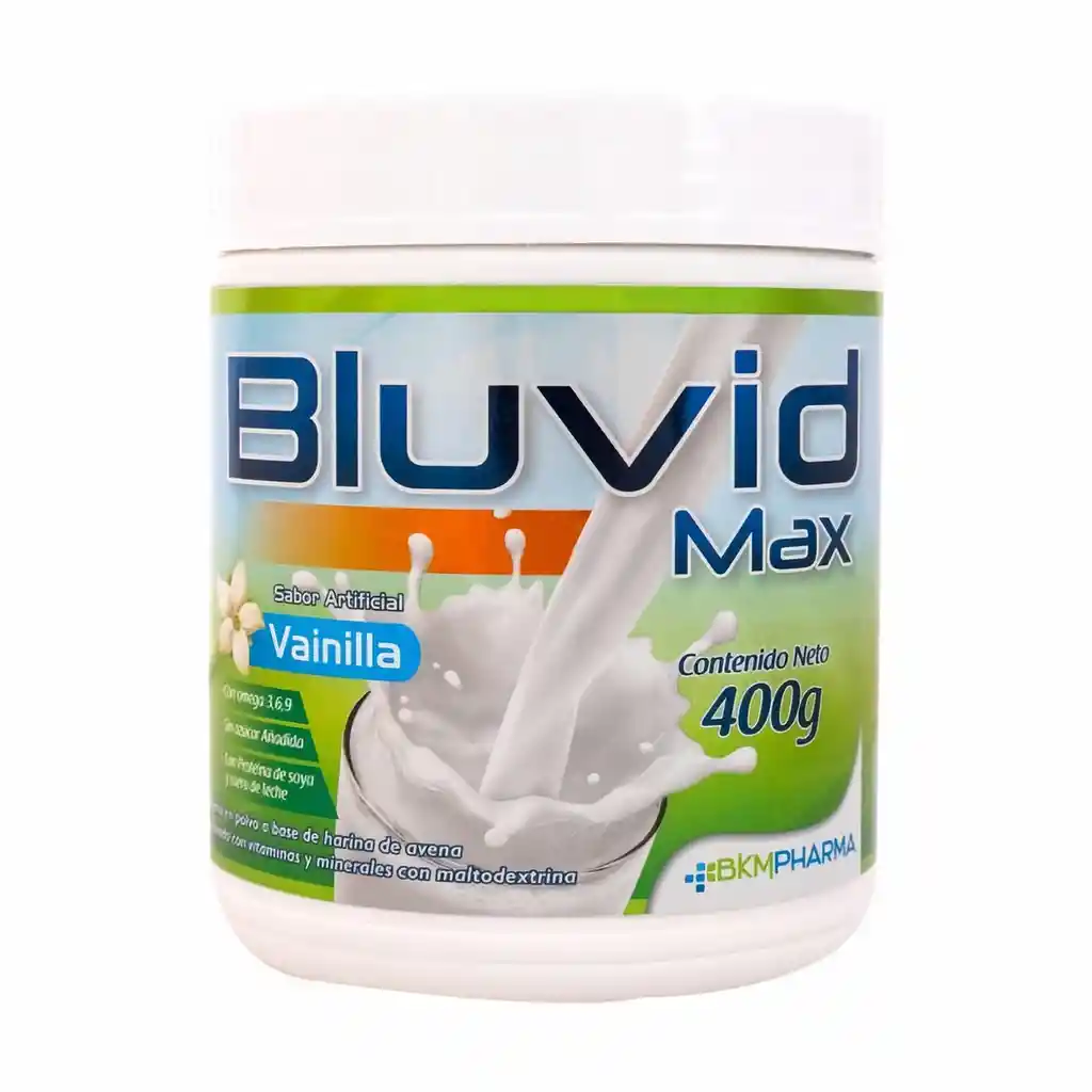 Bluvid Laboratorios Bkmpharma Alimento Max Vainilla 400 Gr