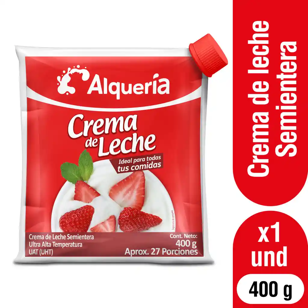 Alquería Crema de Leche Semientera