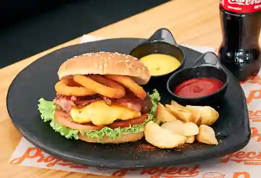Project burger con papas