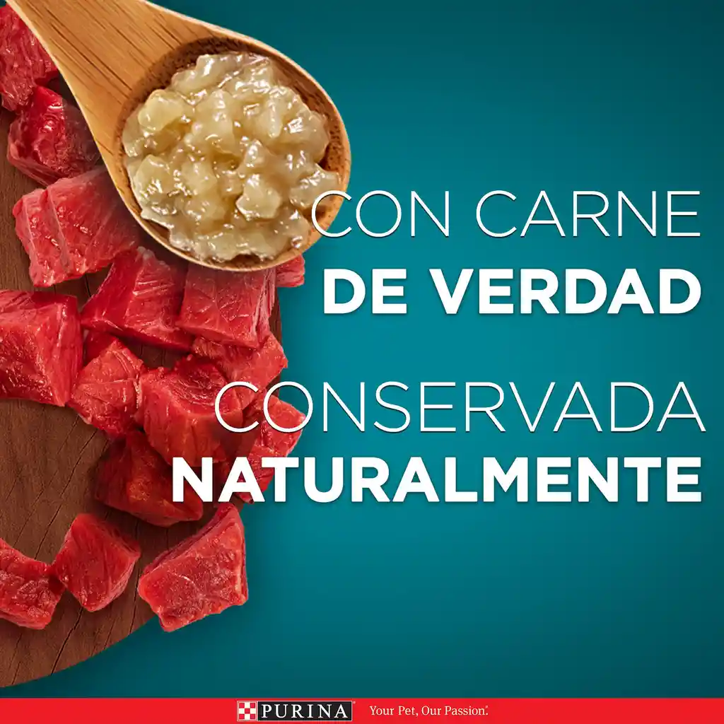 Comida húmeda para gatos Esterilizados Purina One sabor a Carne x 85gr