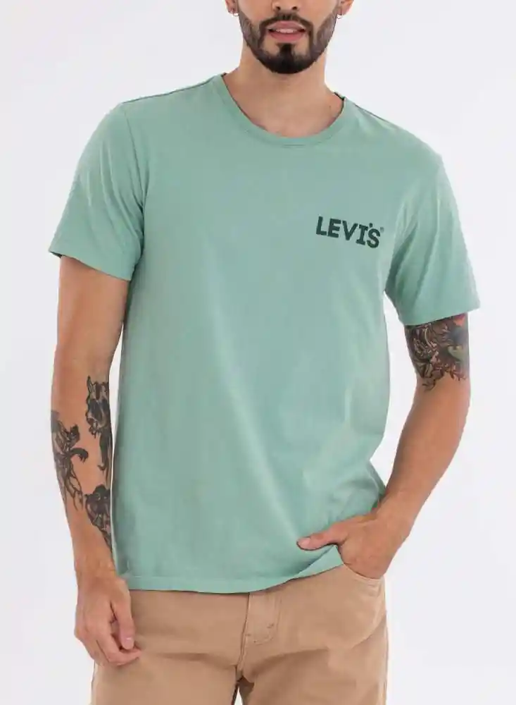 Camiseta Mc Hombre Xl-verde