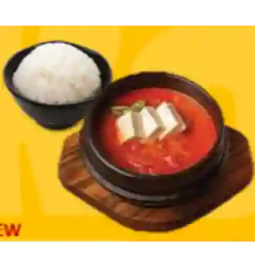 Combo Sopa de Kimchi + Te Hatsu
