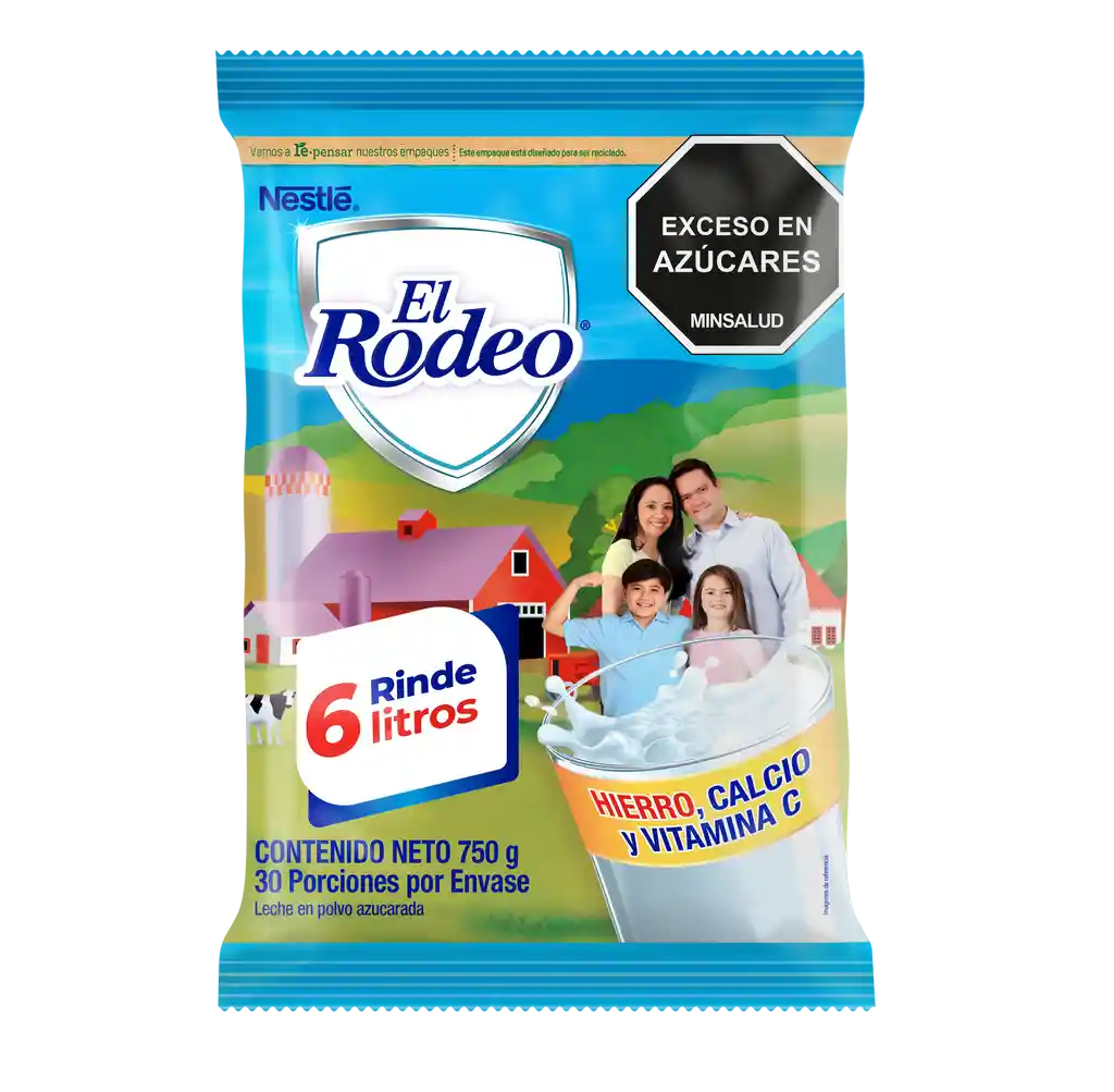 Leche en polvo EL RODEO x 750g