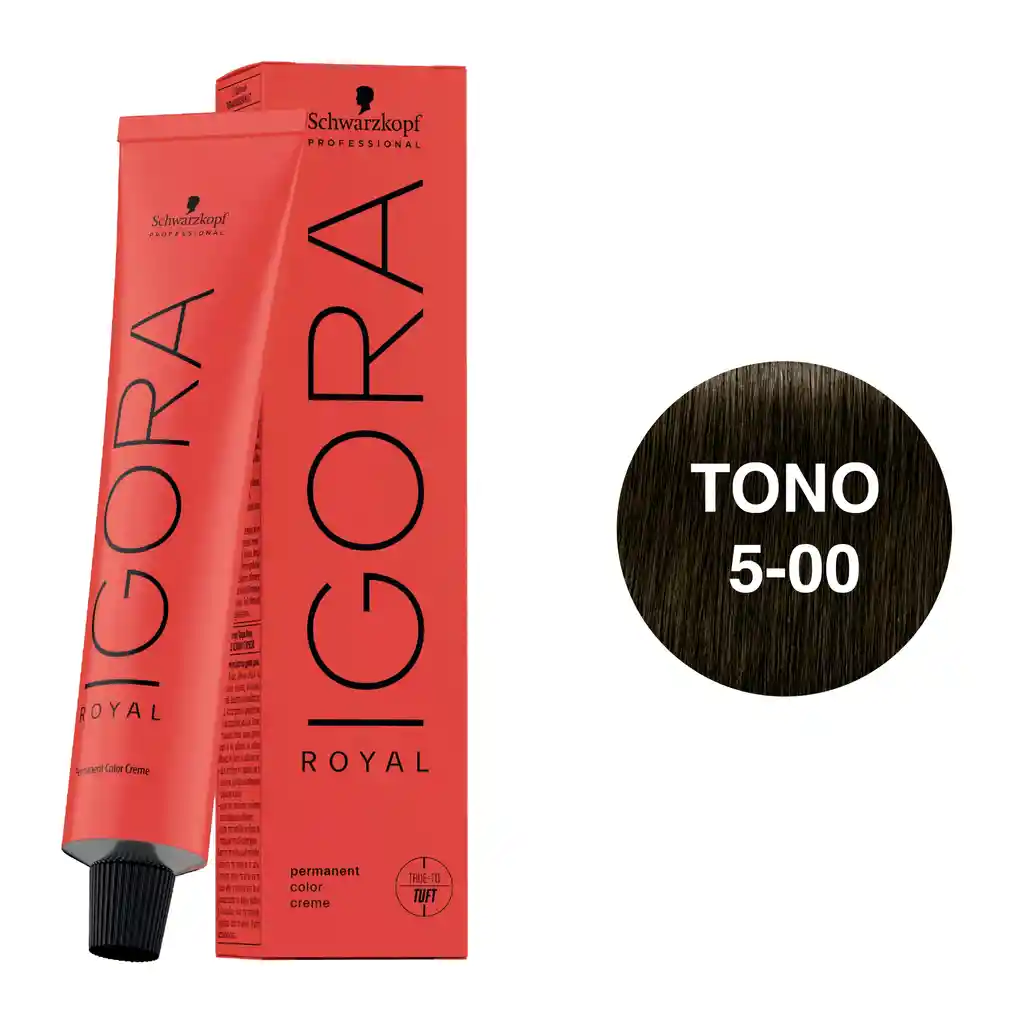 Igora Tintes Royal Naturales 5.00 Castaño Claro Intenso De 60g