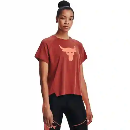 Ua Project Rock Bull Ss Talla Lg Camisetas Rojo Para Mujer Marca Under Armour Ref: 1369962-635