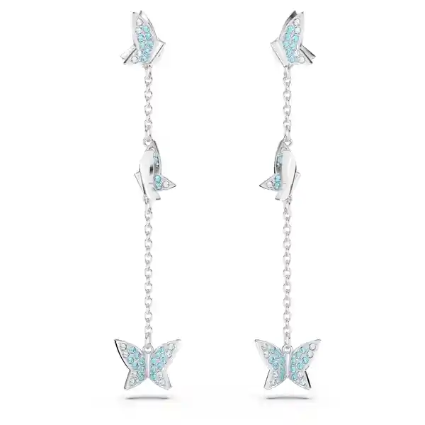 Pendientes de Presión de Cadena MP Lilia BL Swarovski