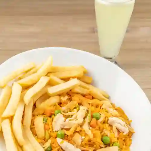 Arroz con Pollo Combo Limonada