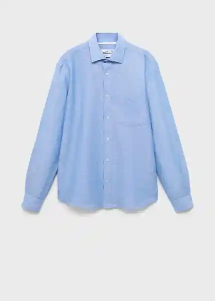 Camisa Avispa Índigo Talla XL Hombre Mango