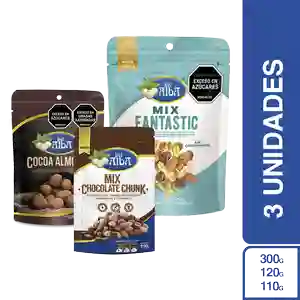 Combo 3 Delicias+Chocolate Chunk+Almendra Con Cocoa+ Fantastic