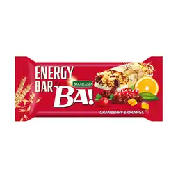 Ba! Barra de Cereal Sabor a Arándano y Naranja