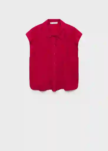 Blusa Mogán-W Fucsia Talla S Mujer Mango