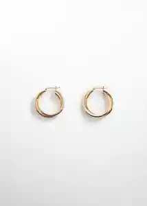 Pendientes Fedra Oro Talla 99 Mujer Mango