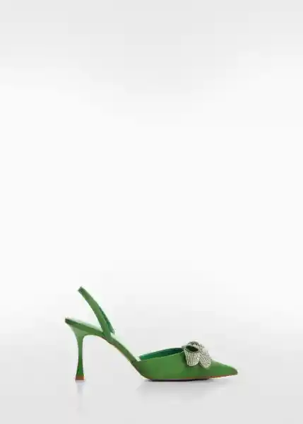 Zapatos Iris-A Verde Talla 36 Mujer Mango