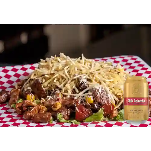 Combo Mazorcada Goleadora Super Especial + Club Col. Dorada 330ml